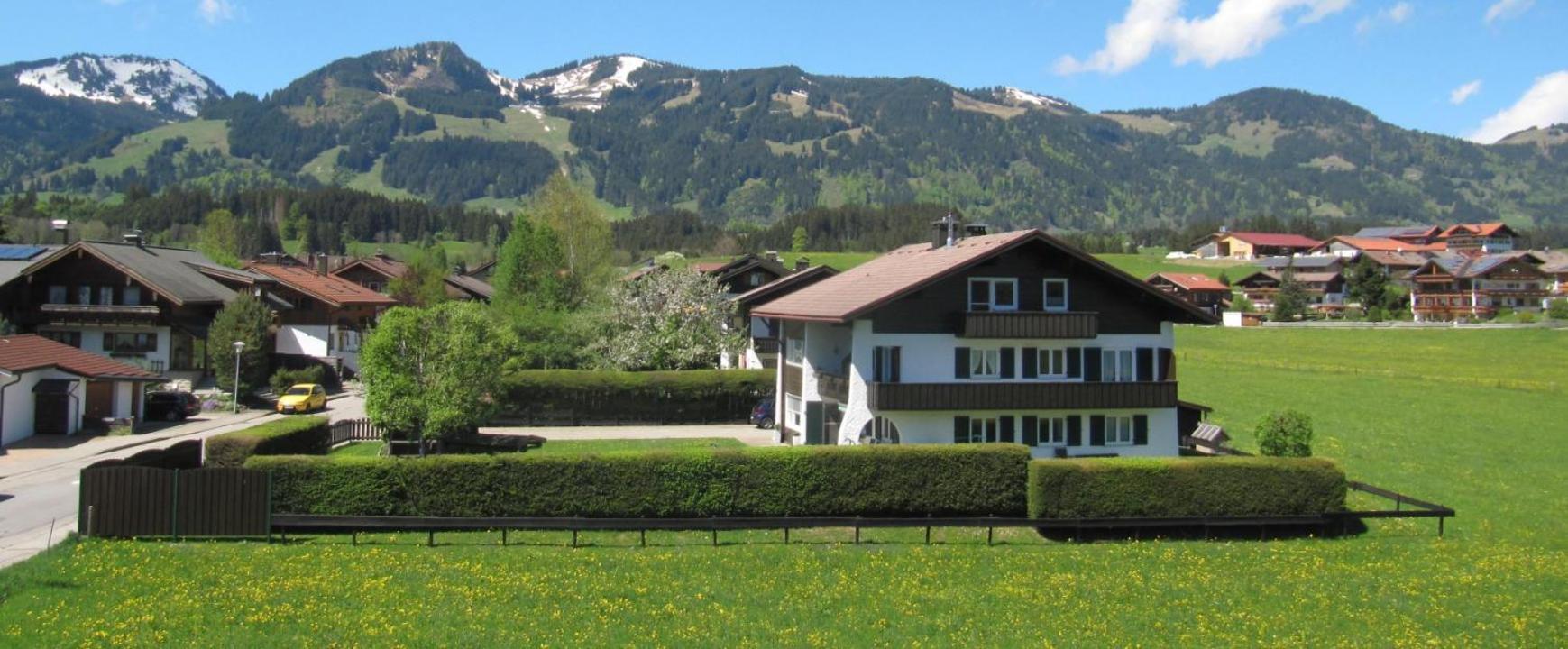 Panoramablick Ferienwohnungen Fischen im Allgaeu Exterior foto