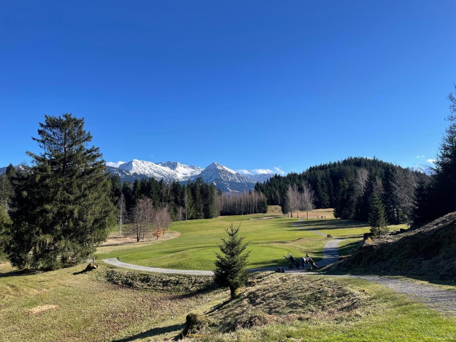 Panoramablick Ferienwohnungen Fischen im Allgaeu Exterior foto